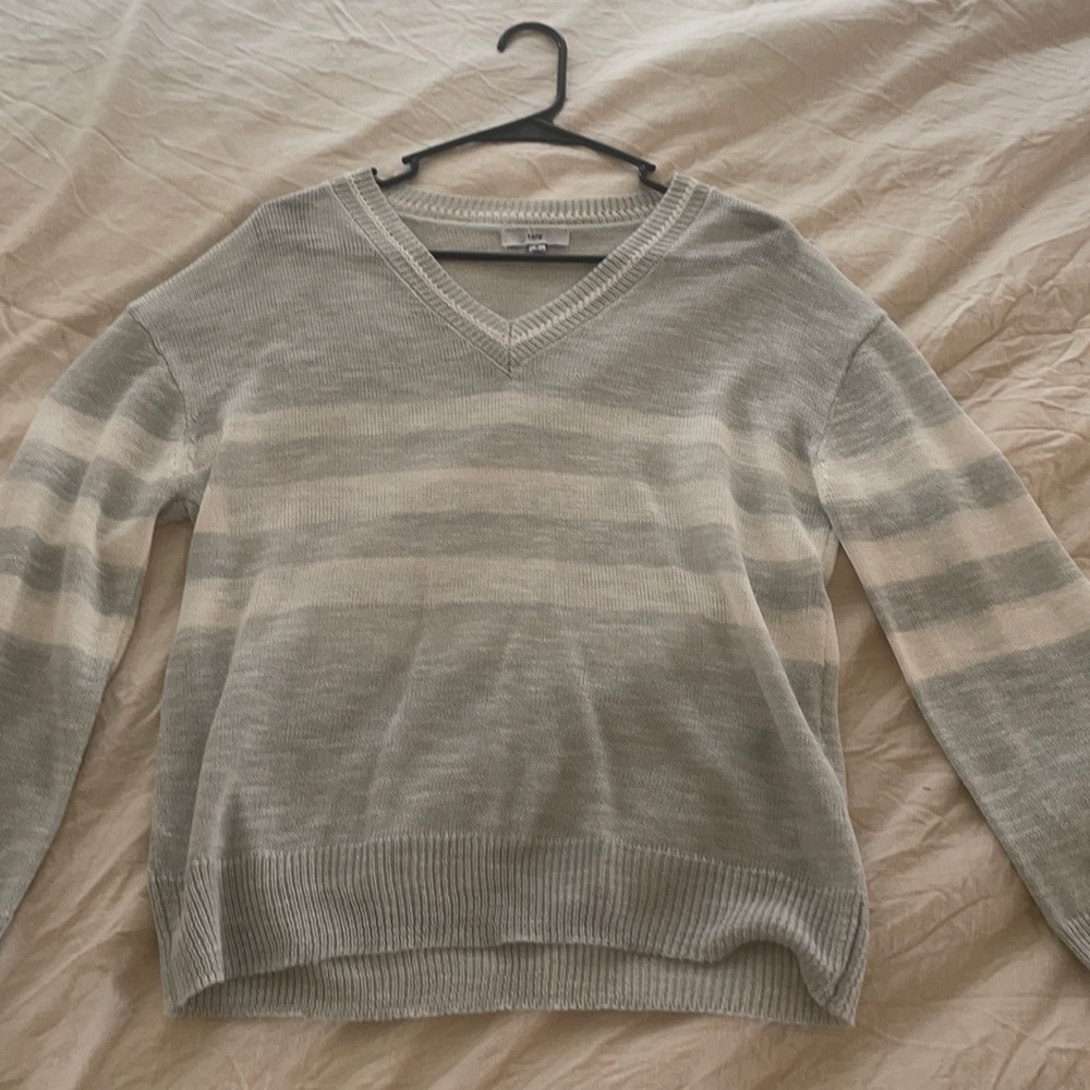 Thin striped sweater